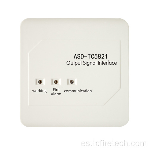 Interfaz de señal de salida ASD-TC5821 para el sistema de alarma de incendio